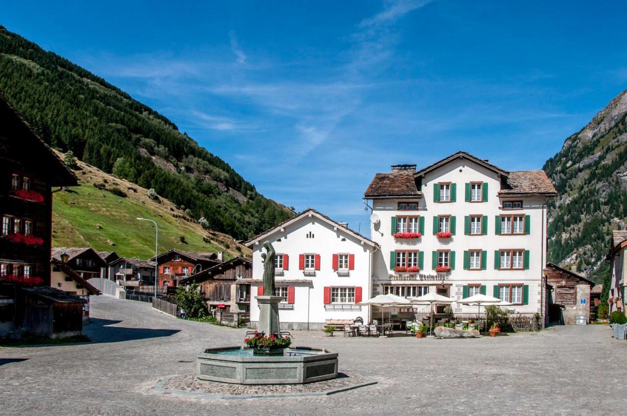 Gasthaus Edelweiss Vals Bagian luar foto