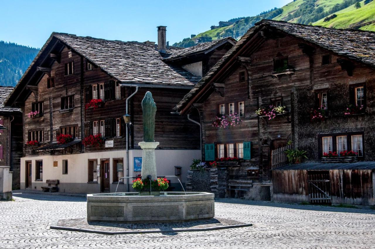Gasthaus Edelweiss Vals Bagian luar foto